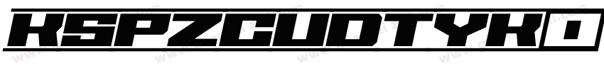 KSPZCUDTYK0 62 30字体转换